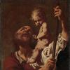 圣克里斯托弗怀着婴儿基督