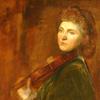 肖像或小提琴家威尔玛·尼鲁达