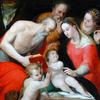 圣洁家庭与圣哲罗姆，圣凯瑟琳和婴儿施洗圣约翰