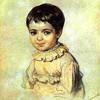 玛丽亚·基基纳小时候的肖像