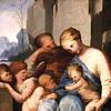 圣洁的家庭与婴儿施洗圣约翰和天使