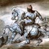 殖民战争插曲：黑人和他的腾跃的马