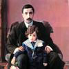 Portrait of A.F. Aziber with His Son