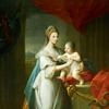 不伦瑞克公爵夫人奥古斯塔和她的儿子