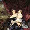 奥洛娃伯爵夫人和女儿的画像
