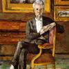 维克多·乔克特的肖像，坐着