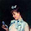 艾琳·梅森的蓝色肖像
