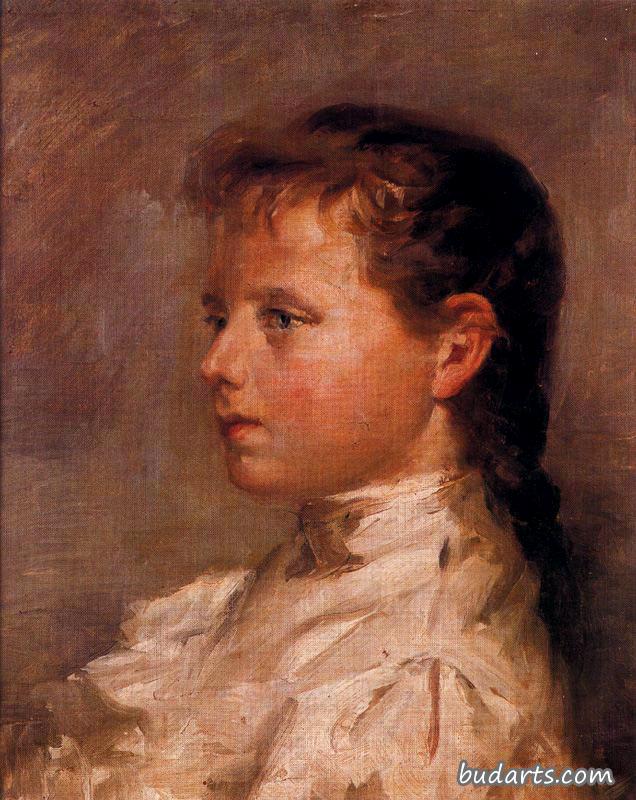 玛格丽塔·洛扎诺小时候的肖像