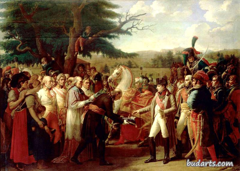 1805年11月13日，拿破仑接过维也纳的钥匙