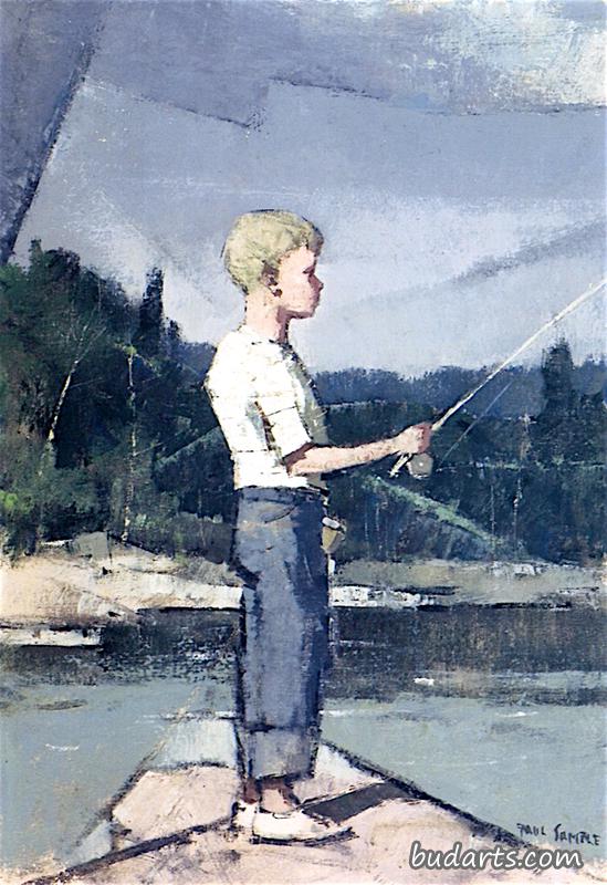 年轻的渔夫