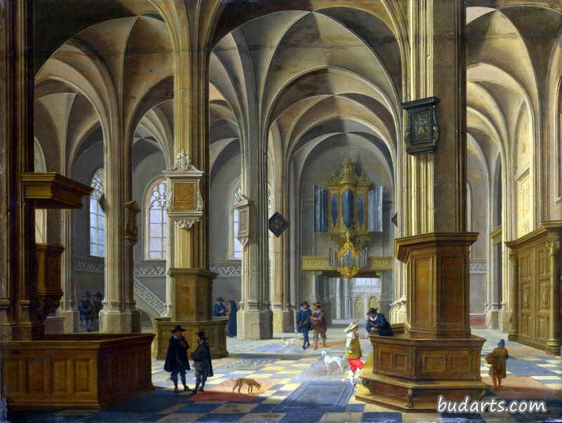 Interior of St Cunerakerk, Rhenen