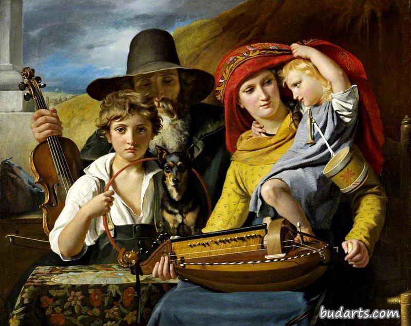 Les musiciens ambulants (A Musician Family)