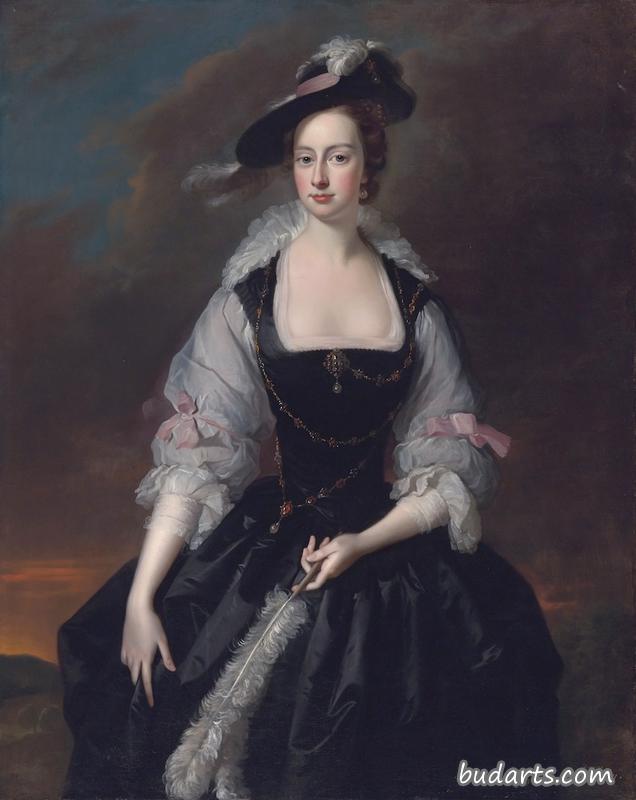 弗朗西斯·库特奈夫人的肖像，威廉·库特奈的妻子，库特奈第一子爵