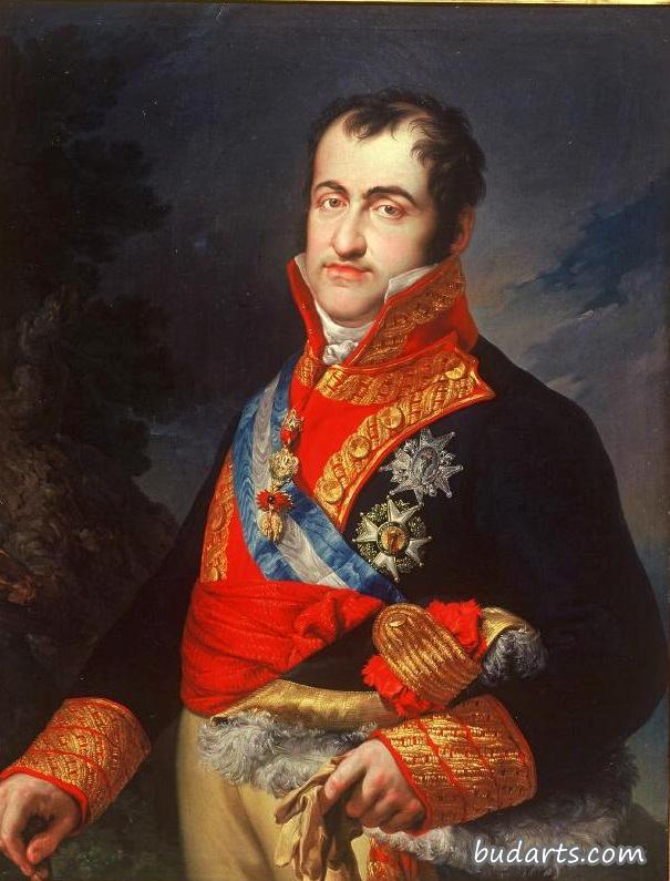 Portrait of King Fernando VII de España (1784-1833)