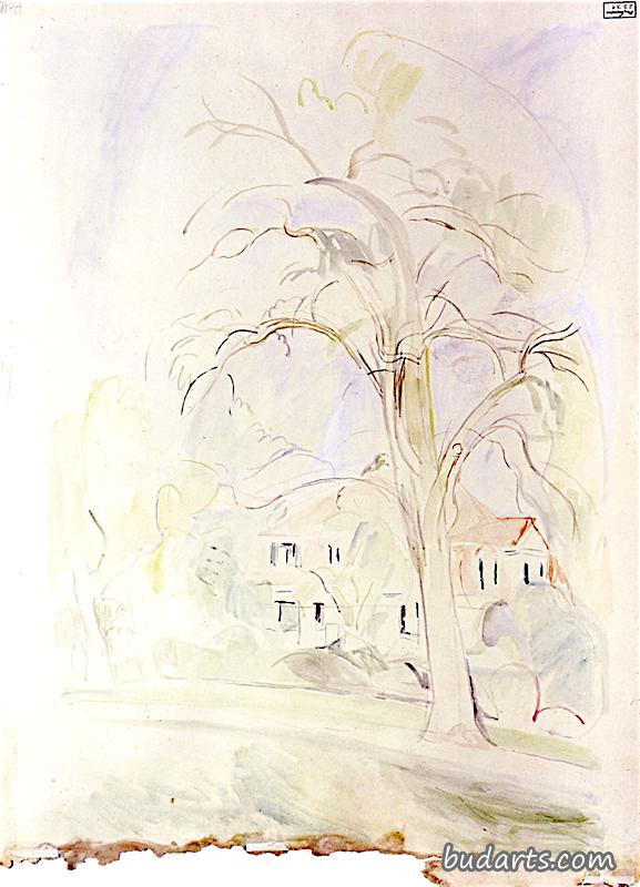 兰根纳根的树和房子（诗）