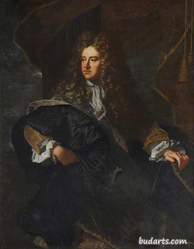 Portrait of Edward Villiers (1655–1711), Earl of Jersey, Knight Marshal of the Royal Household and Diplomat