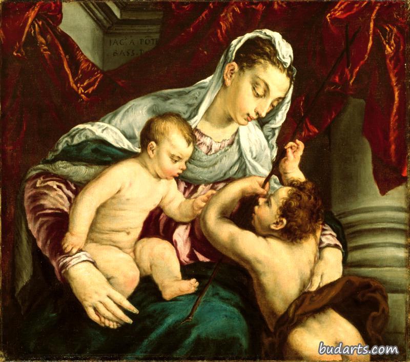 圣母和孩子与年轻的施洗圣约翰
