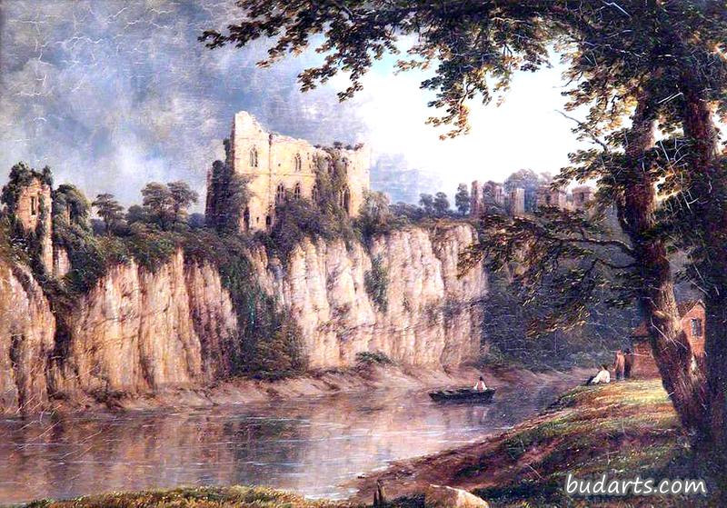 格洛斯特废墟边的切普斯托城堡