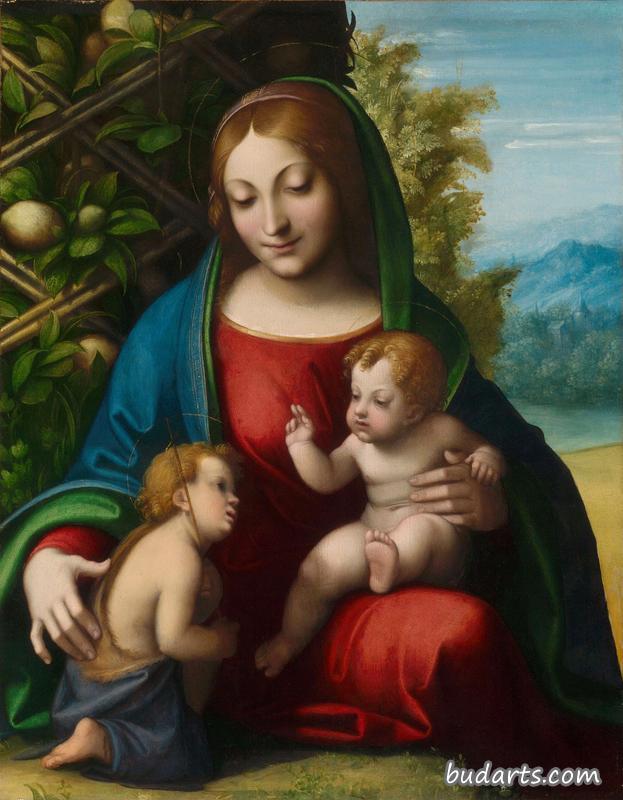 圣母和孩子与年轻的施洗圣约翰