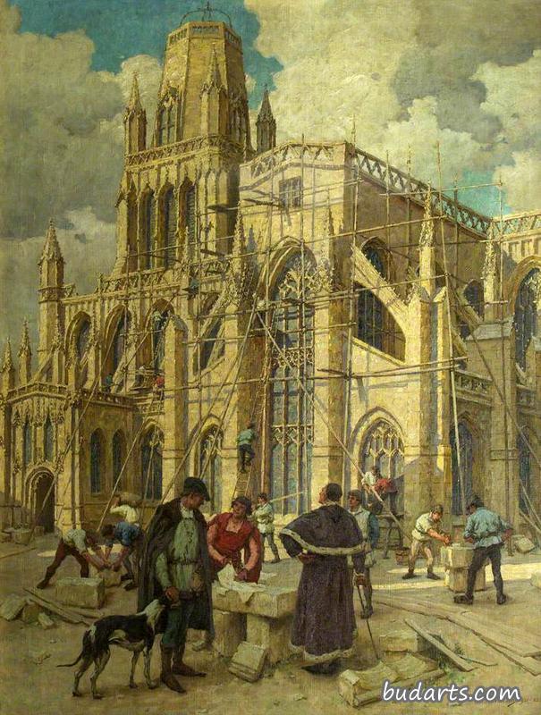1452年威廉·坎尼格斯对圣玛丽·雷德克里夫的重建