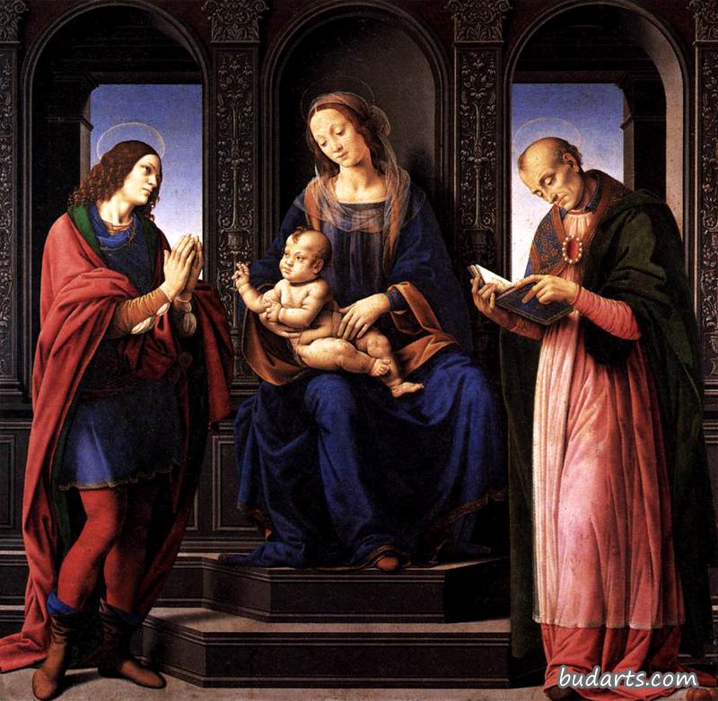圣朱利安和迈拉圣尼古拉斯的圣母和孩子