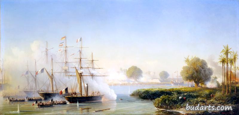1859年2月17日在西贡攻占城堡