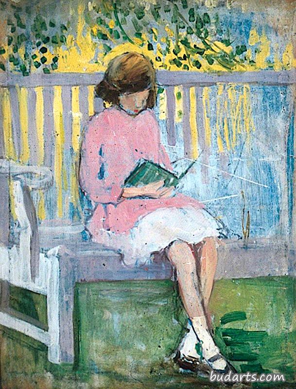 女孩阅读