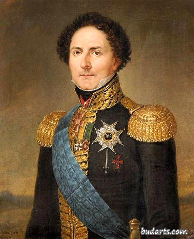 瑞典国王查尔斯让贝纳多特的肖像