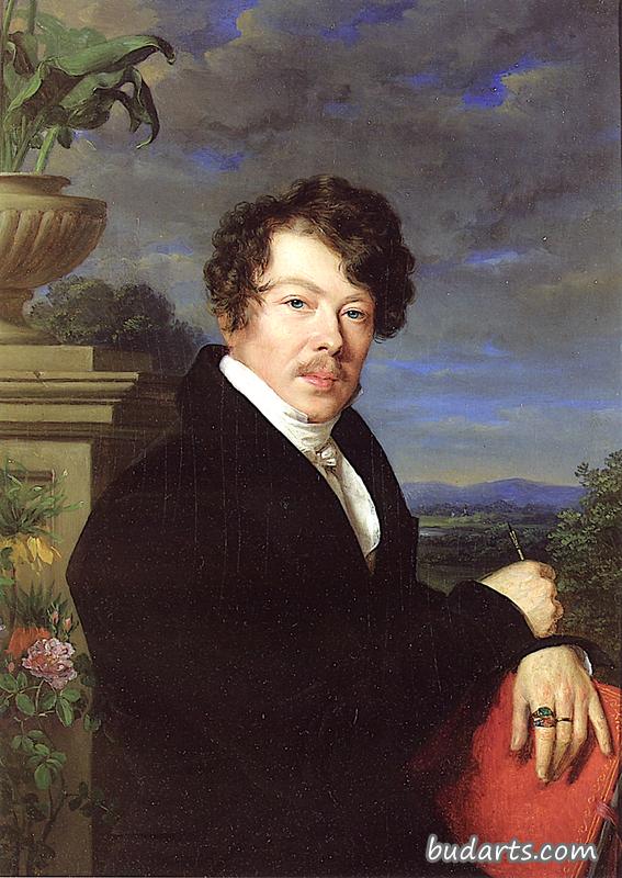 画家弗里德里希·列德的肖像