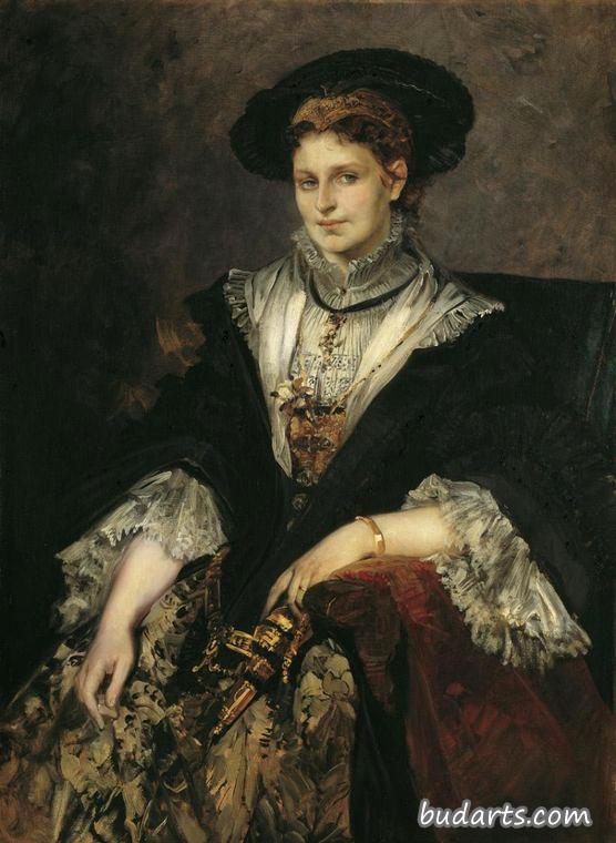 伯莎·冯·皮洛蒂肖像