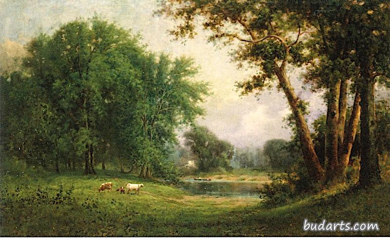 牛群与风景