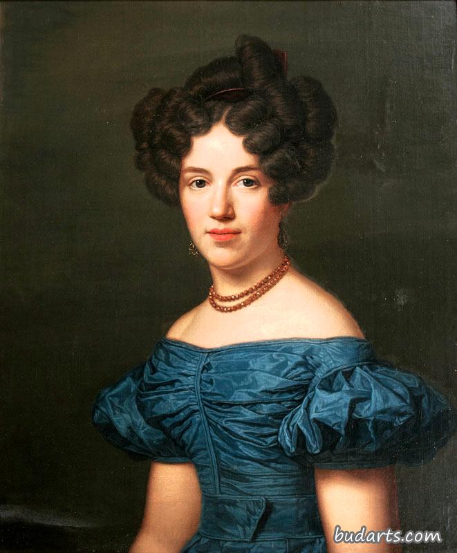 亨丽埃特·格莱克曼·冯·奥文特的肖像