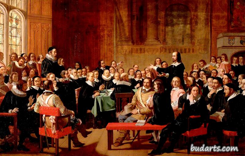 1644年，威斯敏斯特神大会的独立人士主张良心自由