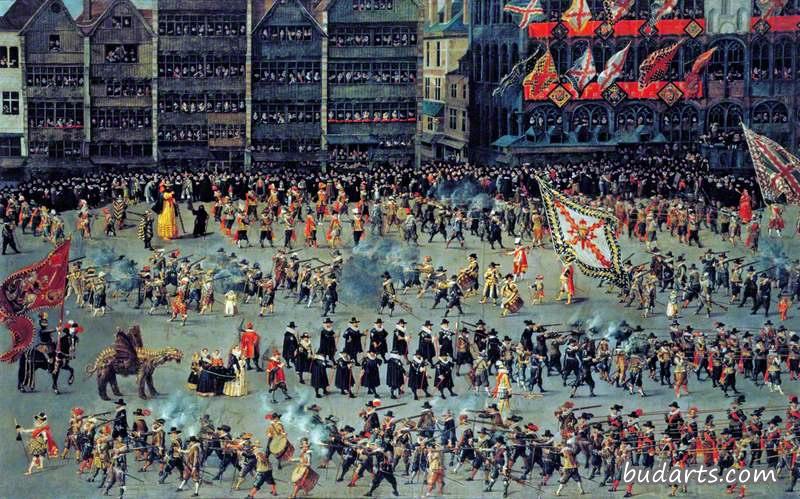 1615年5月31日在布鲁塞尔举行的欧梅甘克游行：高级公会