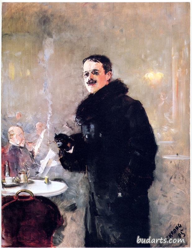 画家格哈德·蒙特的肖像