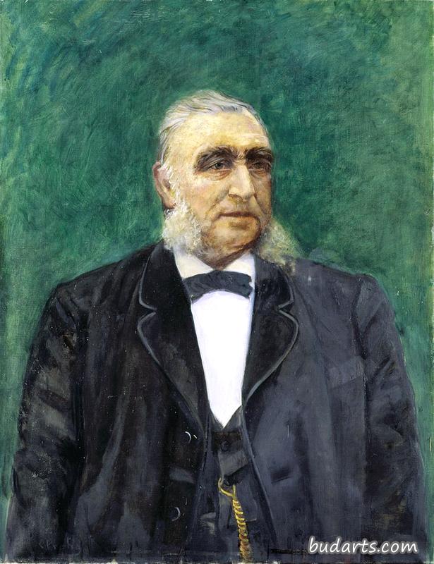 挪威煤炭商汉斯·阿恩特·哈特维格·保尔森的画像