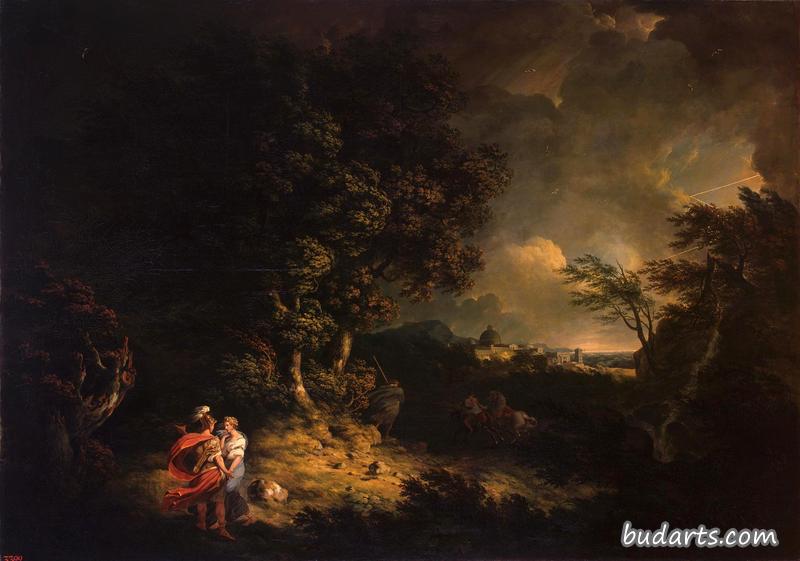 Landscape with Dido and Aeneas (Storm)