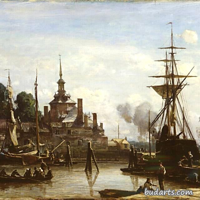 鹿特丹港风景