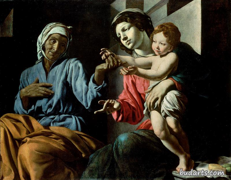 玛丽、婴儿和圣安妮