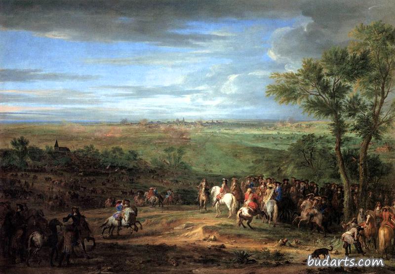 路易十四抵达马斯特里赫特前的营地