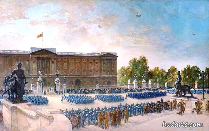白金汉宫皇家空军阅兵式：英国之战纪念日