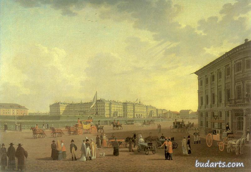 从涅夫斯基前景开始看宫殿广场