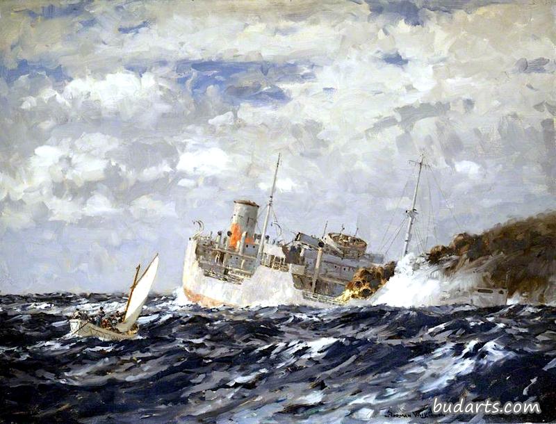 1940年11月5日，杰维斯湾战役中的“圣德米特里奥”