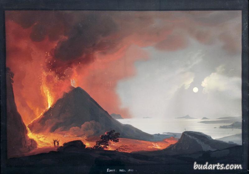 维苏威火山爆发