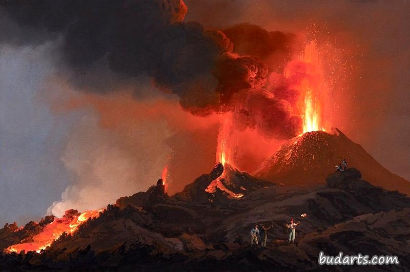 维苏威火山爆发