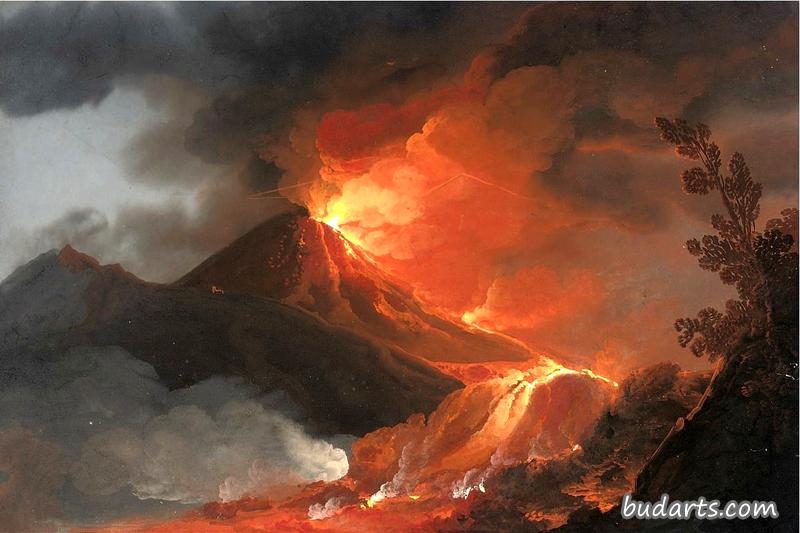 维苏威火山爆发