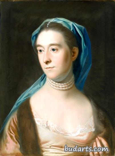 约瑟夫·汉肖夫人的肖像（莎拉·汉肖，1736-1822）
