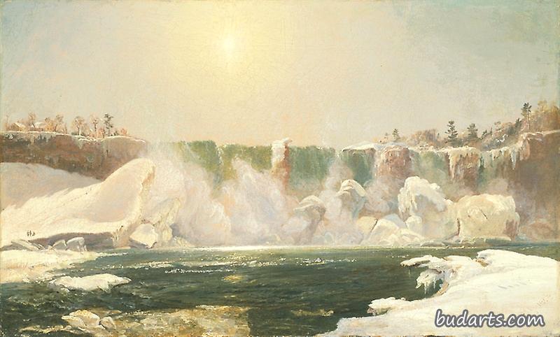 冬季的尼亚加拉瀑布