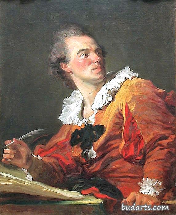 幻想人物-路易·弗朗索瓦·普拉特（1734-1807）的肖像，以前的灵感