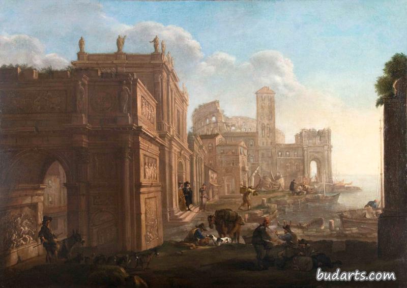 康斯坦丁拱门、罗马竞技场和科斯梅丁圣玛利亚的建筑随想曲